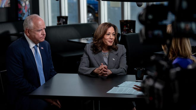 Harris - Walz Interview with Dana Bash