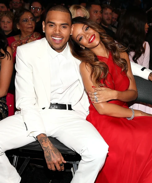 Chris Brown and Rihanna before the split