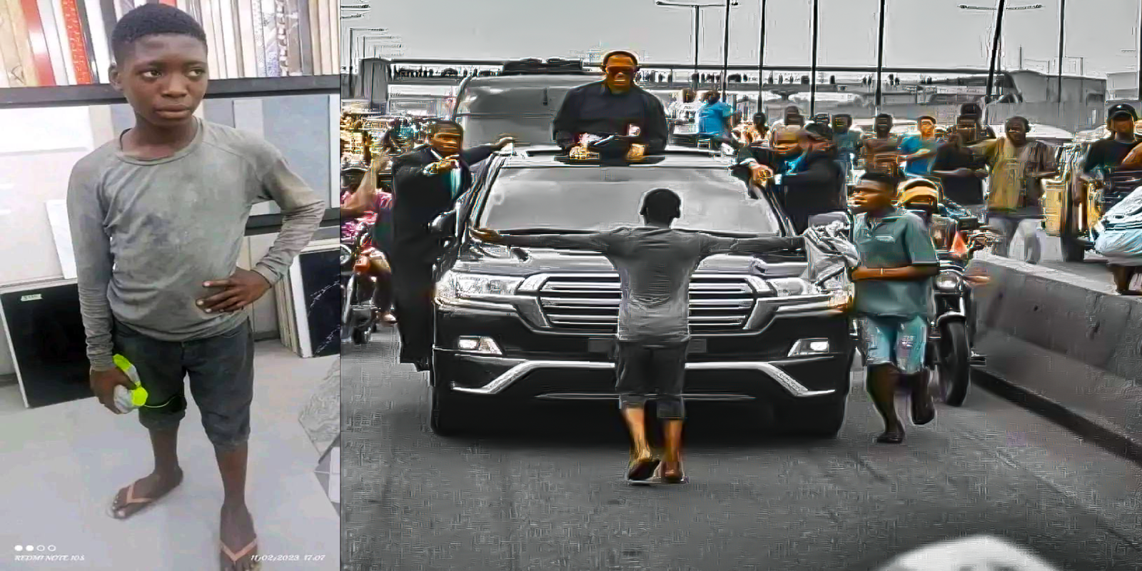 Yusuf Alami explains why he stepped in front of Obi's truck at the Lagos event & his circumstance