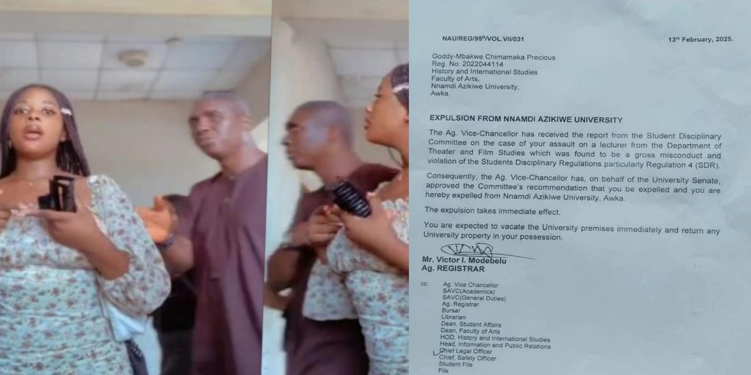 What Next After UNIZIK Student Expelled After TikTok Video Assault on Lecturer? 
